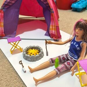 Barbie tent set